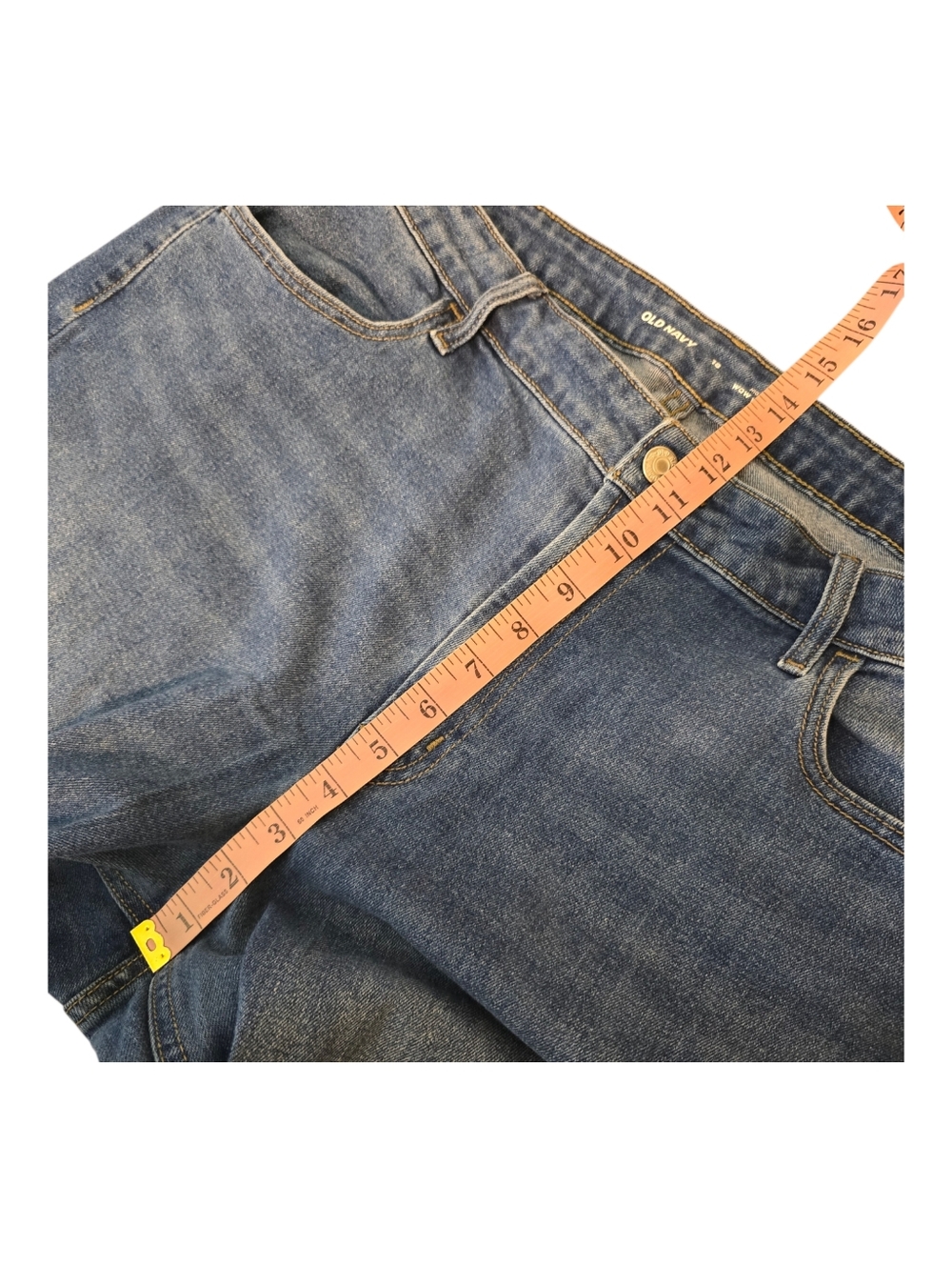 Old Navy High-Waisted Wow Wide-Leg Jeans In New Moon 18 - Picture 13 of 15